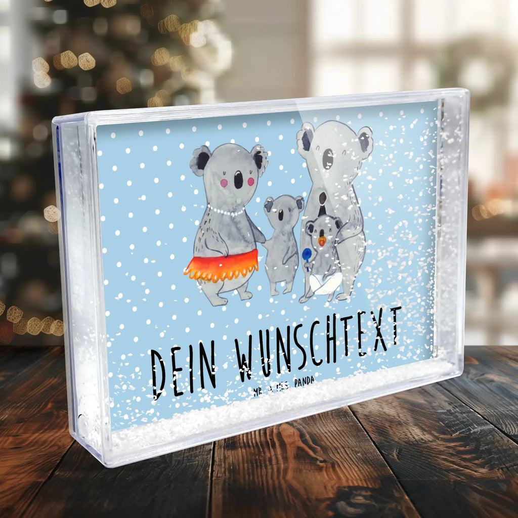 Personalisierter Schüttelrahmen Koala Familie Familie, Vatertag, Muttertag, Bruder, Schwester, Mama, Papa, Oma, Opa, Family, Familienleben, Geschwister, Koala, Kinder, Koalas