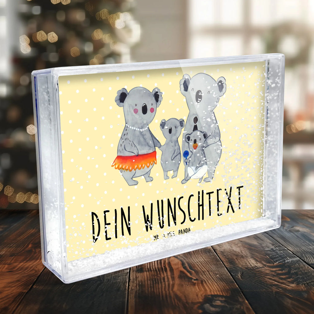 Personalisierter Schüttelrahmen Koala Familie Familie, Vatertag, Muttertag, Bruder, Schwester, Mama, Papa, Oma, Opa, Family, Familienleben, Geschwister, Koala, Kinder, Koalas