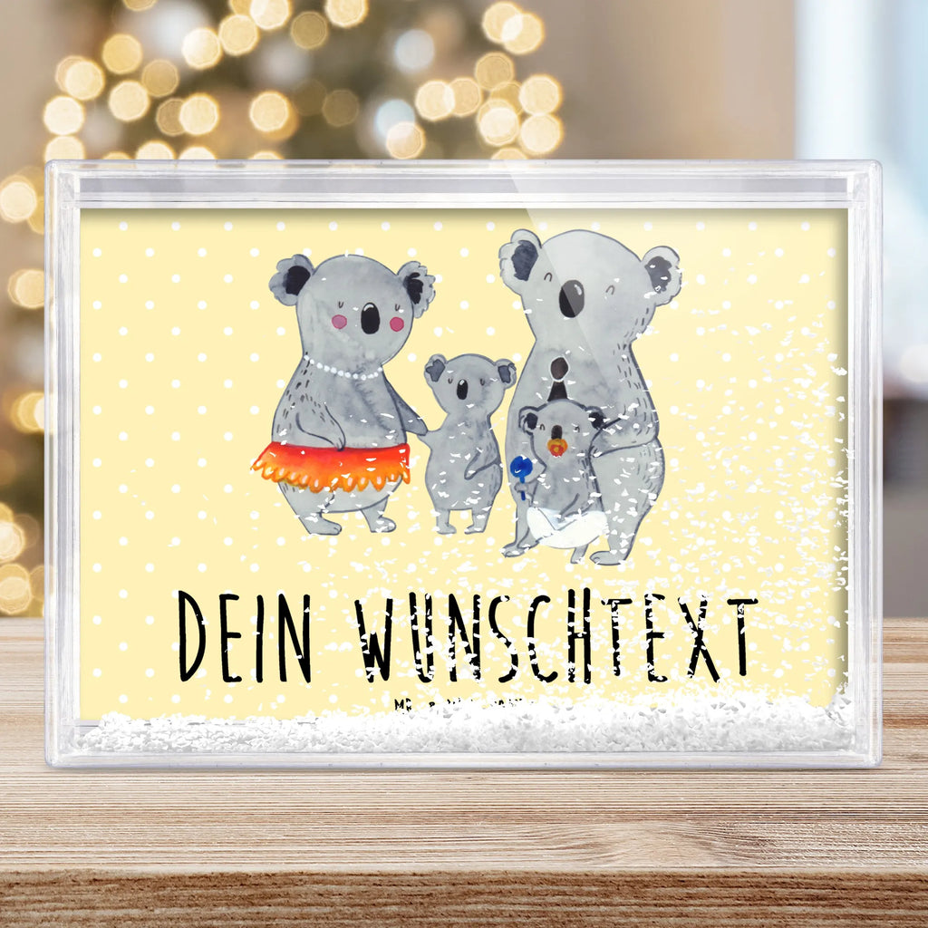 Personalisierter Schüttelrahmen Koala Familie Familie, Vatertag, Muttertag, Bruder, Schwester, Mama, Papa, Oma, Opa, Family, Familienleben, Geschwister, Koala, Kinder, Koalas