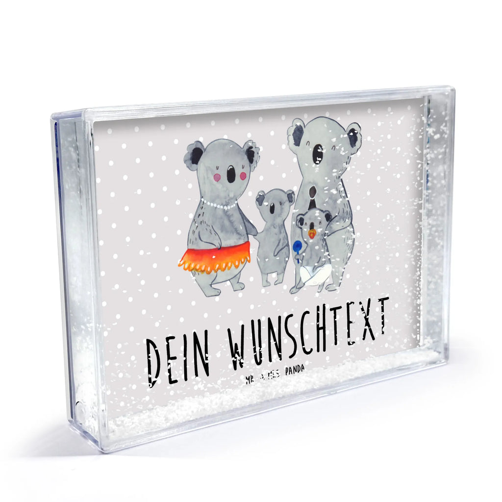 Personalisierter Schüttelrahmen Koala Familie Familie, Vatertag, Muttertag, Bruder, Schwester, Mama, Papa, Oma, Opa, Family, Familienleben, Geschwister, Koala, Kinder, Koalas