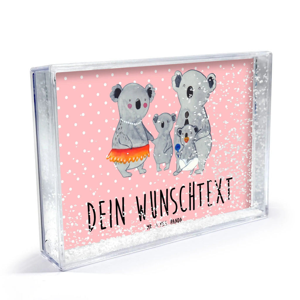 Personalisierter Schüttelrahmen Koala Familie Familie, Vatertag, Muttertag, Bruder, Schwester, Mama, Papa, Oma, Opa, Family, Familienleben, Geschwister, Koala, Kinder, Koalas