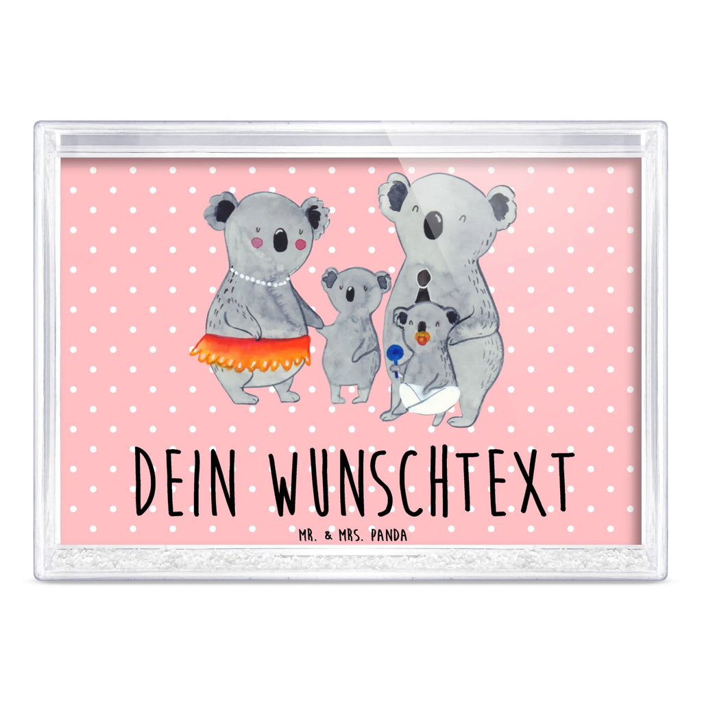 Personalisierter Schüttelrahmen Koala Familie Familie, Vatertag, Muttertag, Bruder, Schwester, Mama, Papa, Oma, Opa, Family, Familienleben, Geschwister, Koala, Kinder, Koalas