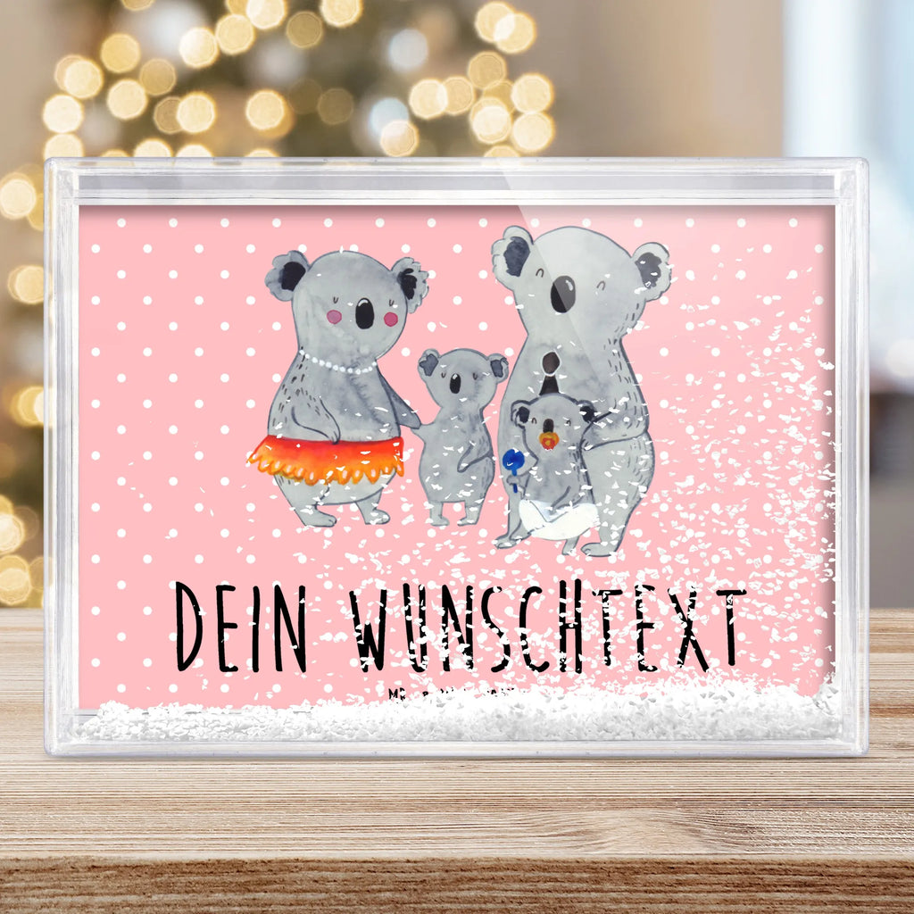 Personalisierter Schüttelrahmen Koala Familie Familie, Vatertag, Muttertag, Bruder, Schwester, Mama, Papa, Oma, Opa, Family, Familienleben, Geschwister, Koala, Kinder, Koalas