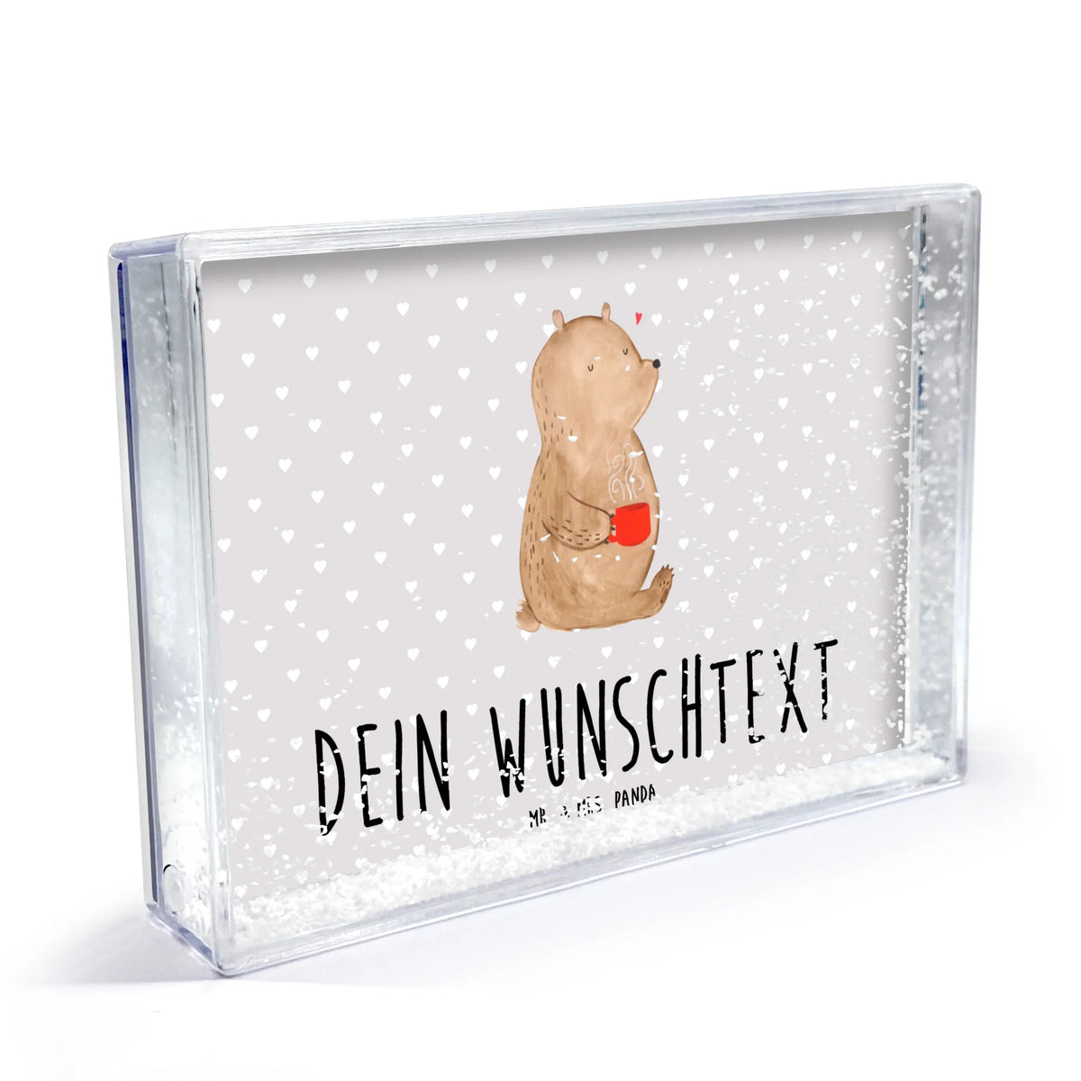 Personalisierter Schüttelrahmen Bär Morgenkaffee Freundin, Freund, Liebe, Liebesgeschenk, Jahrestag, Verlobung, Partner, Ehemann, Ehefrau, Heiraten, Heiratsantrag, Hocheitstag, Geschenk für Frauen, Mitbringsel, Geschenk für Partner, Liebesbeweis, für Männer, Geschenk für Freundin, Valentinstag, Hochzeitstag, für Ehemann