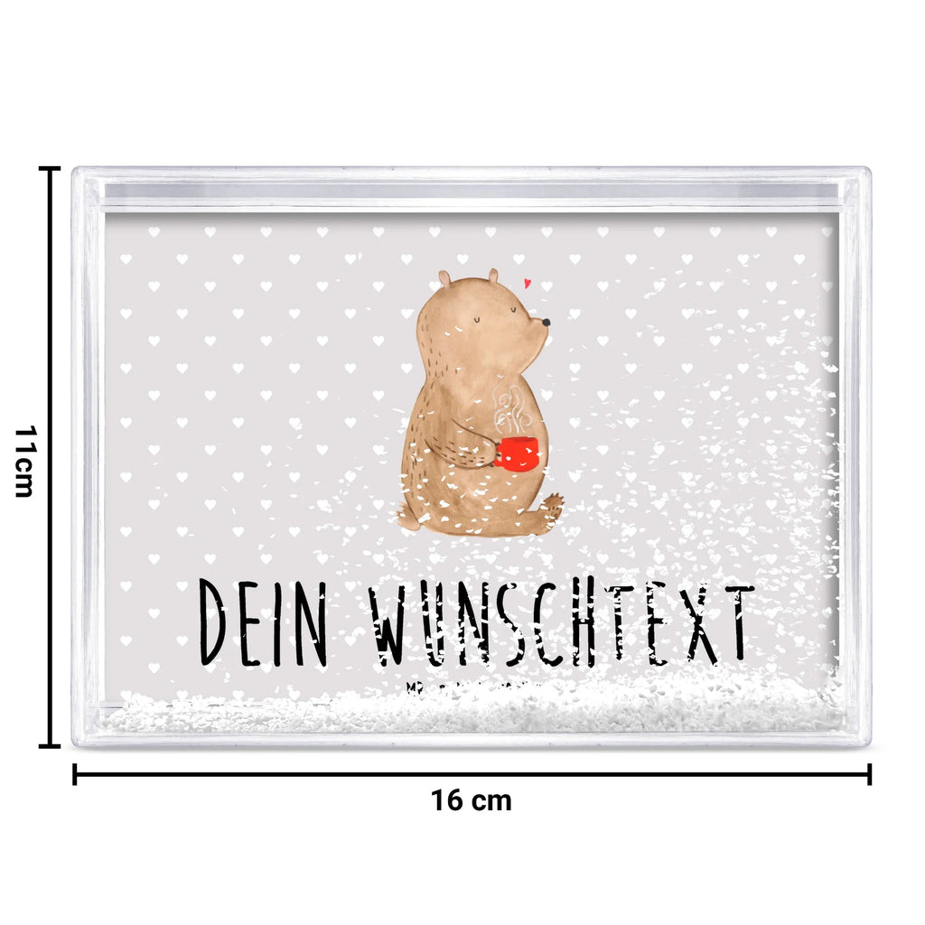 Personalisierter Schüttelrahmen Bär Morgenkaffee Liebe, Partner, Freund, Freundin, Ehemann, Ehefrau, Heiraten, Verlobung, Heiratsantrag, Liebesgeschenk, Jahrestag, Hocheitstag, Liebesbeweis, Geschenk für Frauen, für Männer, Hochzeitstag, Valentinstag, für Ehemann, Geschenk für Partner, Mitbringsel, Geschenk für Freundin