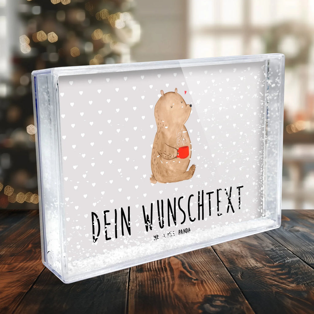 Personalisierter Schüttelrahmen Bär Morgenkaffee Liebe, Partner, Freund, Freundin, Ehemann, Ehefrau, Heiraten, Verlobung, Heiratsantrag, Liebesgeschenk, Jahrestag, Hocheitstag, Liebesbeweis, Geschenk für Frauen, für Männer, Hochzeitstag, Valentinstag, für Ehemann, Geschenk für Partner, Mitbringsel, Geschenk für Freundin