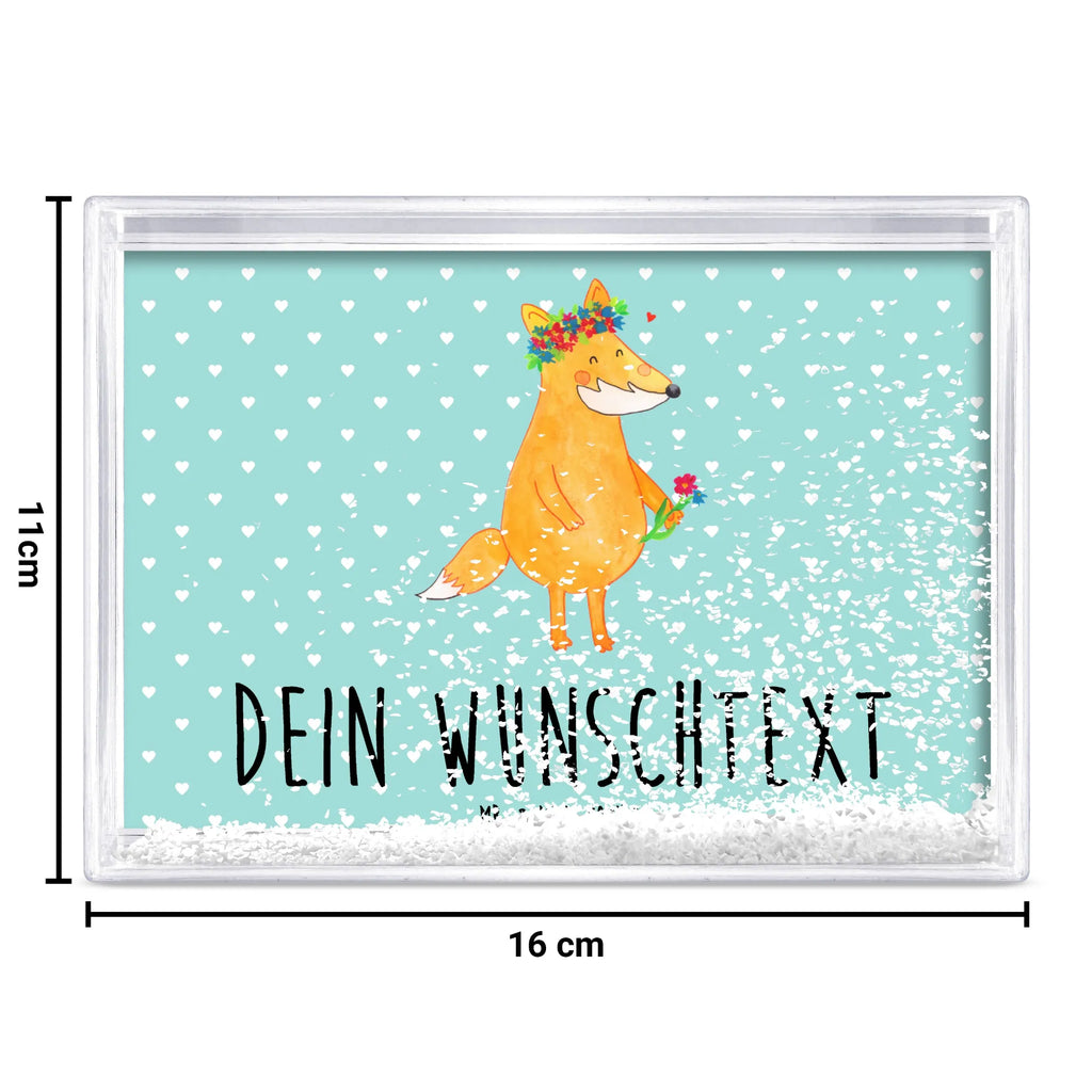 Personalisierter Schüttelrahmen Fuchs Blumen Fuchs, Blume, Freundin, Liebesbeweis, Fox, Blumen, Füchse, Motivation, mich, Selbstliebe, Freundinnen, Blumenmädchen, Freude, Fuchsmädchen, ich, Liebe