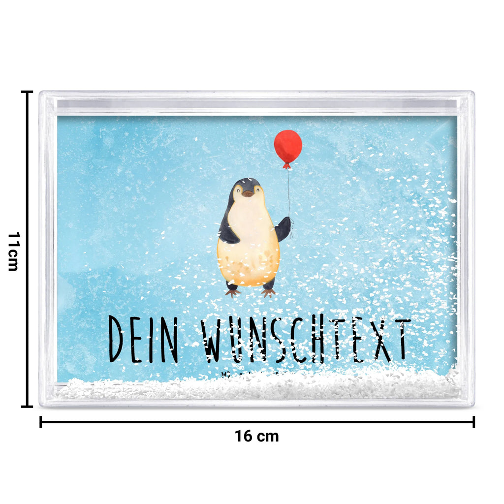 Personalisierter Schüttelrahmen Pinguin Luftballon Pinguin, Tagträume, Geschenkidee, Luftballon, beste Freundin, neues Leben, Motivation, Lebenslust, Neustart, Geschenk Freundin, Pinguine, Glück, Liebe
