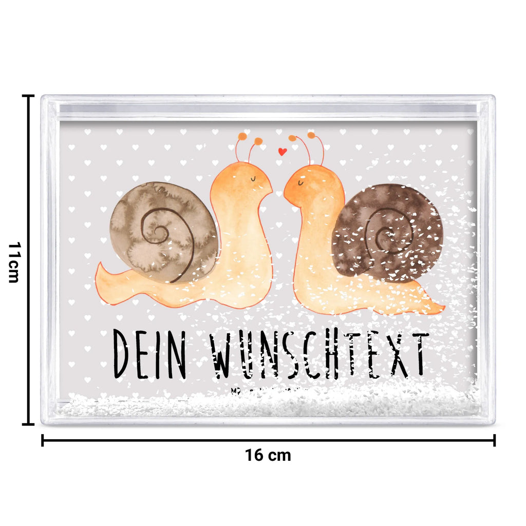 Spersonalizowana ramka do potrząsania Miłość ślimaków Miłość, partner, przyjaciel, przyjaciółka, mąż, żona, wesele, zaręczyny, prośba o rękę, prezent miłosny, rocznica, dzień ślubu
