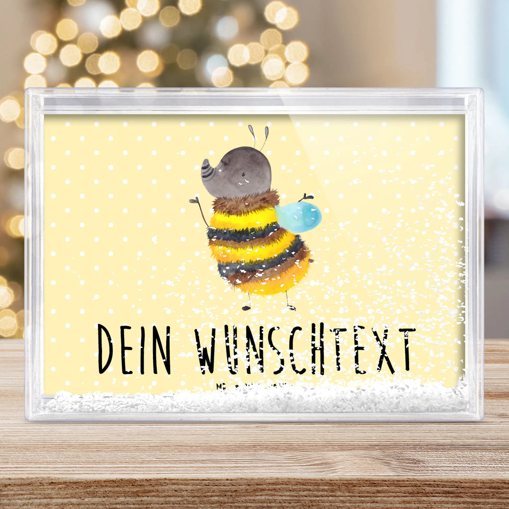 Personalisierter Schüttelrahmen Hummel flauschig Tiermotive, Gute Laune, lustige Sprüche, Tiere, Flauschig, Blume, Biene, Hummel, Natur