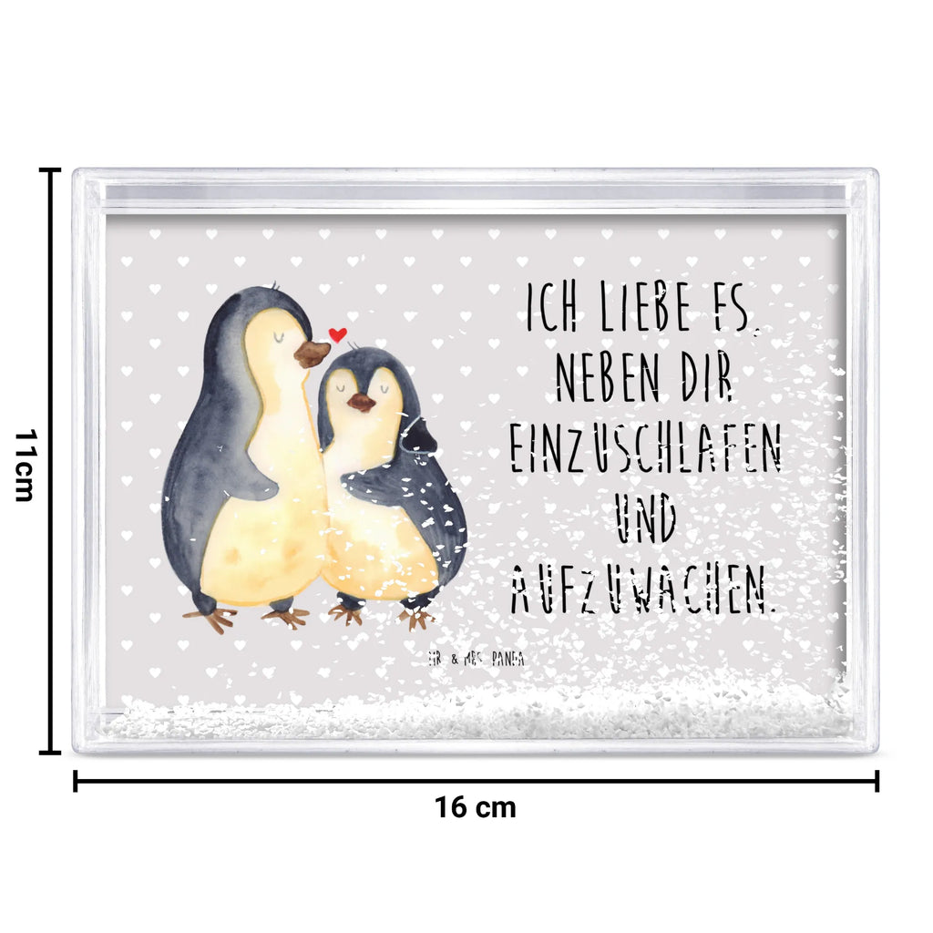 Schüttelrahmen Pinguine Einschlafen Liebe, Partner, Freund, Freundin, Ehemann, Ehefrau, Heiraten, Verlobung, Heiratsantrag, Liebesgeschenk, Jahrestag, Hocheitstag, Geschenk für Frauen, Geschenk für Partner, Mitbringsel, Hochzeitstag, für Ehemann, Liebesbeweis, Valentinstag, für Männer, Geschenk für Freundin
