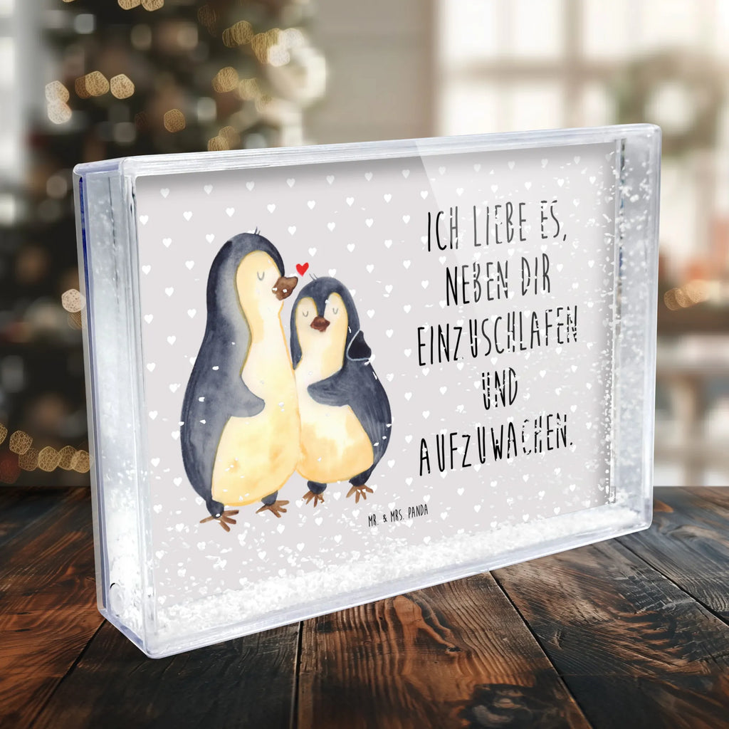 Schüttelrahmen Pinguine Einschlafen Liebe, Partner, Freund, Freundin, Ehemann, Ehefrau, Heiraten, Verlobung, Heiratsantrag, Liebesgeschenk, Jahrestag, Hocheitstag, Geschenk für Frauen, Geschenk für Partner, Mitbringsel, Hochzeitstag, für Ehemann, Liebesbeweis, Valentinstag, für Männer, Geschenk für Freundin