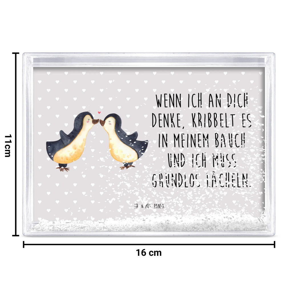 Schüttelrahmen Pinguine Kuss Liebe, Partner, Freund, Freundin, Ehemann, Ehefrau, Heiraten, Verlobung, Heiratsantrag, Liebesgeschenk, Jahrestag, Hocheitstag, Valentinstag, Mitbringsel, Geschenk für Frauen, für Ehemann, Geschenk für Partner, Hochzeitstag, für Männer, Liebesbeweis, Geschenk für Freundin