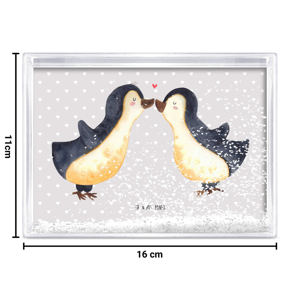 Schüttelrahmen Pinguine Kuss Liebe, Partner, Freund, Freundin, Ehemann, Ehefrau, Heiraten, Verlobung, Heiratsantrag, Liebesgeschenk, Jahrestag, Hocheitstag, Valentinstag, Mitbringsel, Geschenk für Frauen, für Ehemann, Geschenk für Partner, Hochzeitstag, für Männer, Liebesbeweis, Geschenk für Freundin