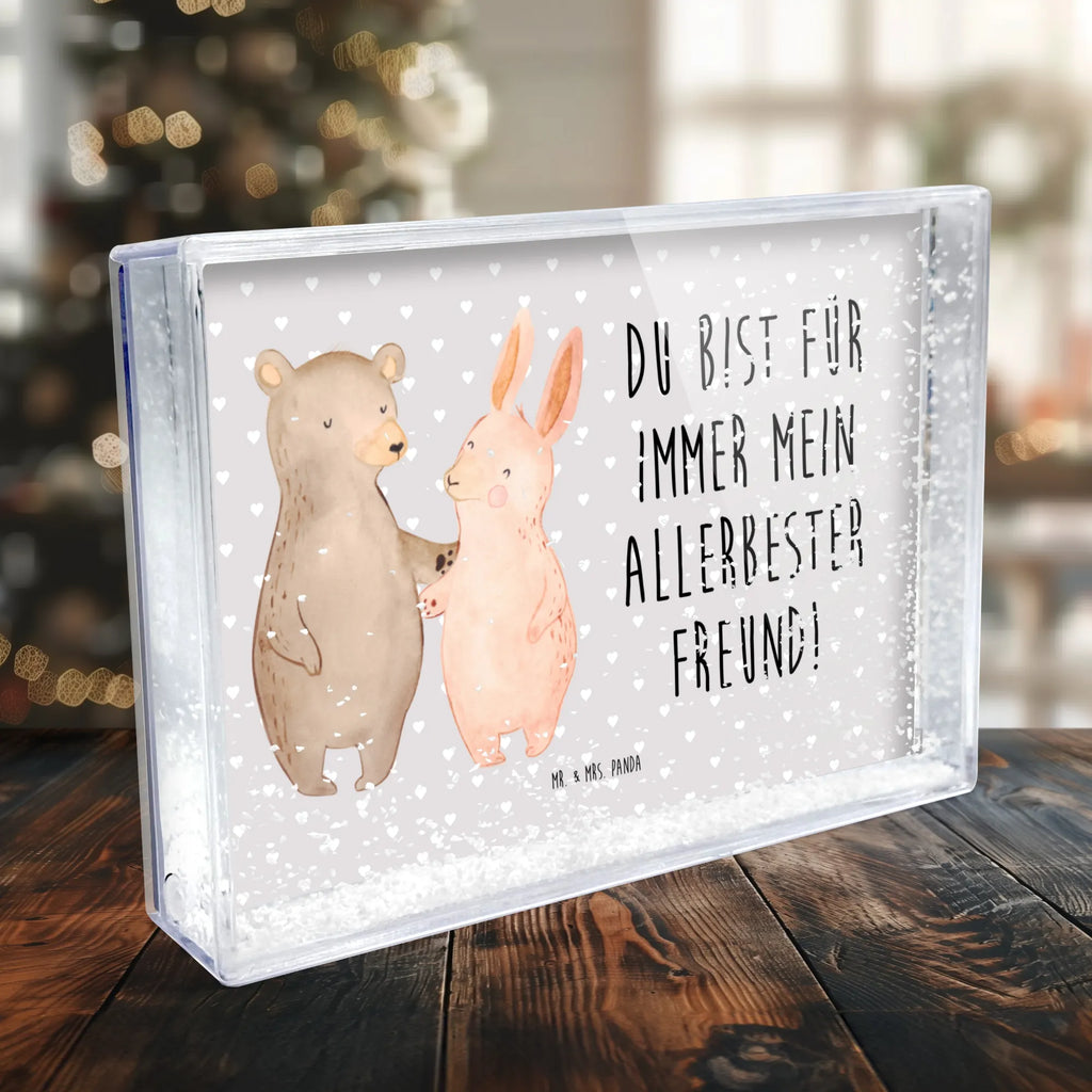 Schüttelrahmen Bär und Hase Umarmen Liebe, Partner, Freund, Freundin, Ehemann, Ehefrau, Heiraten, Verlobung, Heiratsantrag, Liebesgeschenk, Jahrestag, Hocheitstag, bester Freund, Hase, Bär, Freunde, best friends, Bärchen