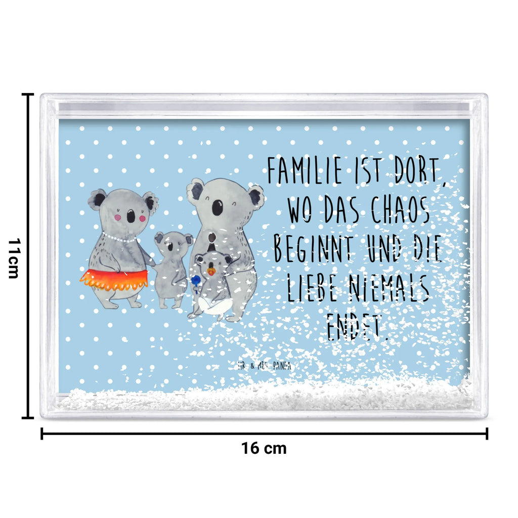 Schüttelrahmen Koala Familie Familie, Vatertag, Muttertag, Bruder, Schwester, Mama, Papa, Oma, Opa, Geschwister, Family, Koalas, Koala, Kinder, Familienleben