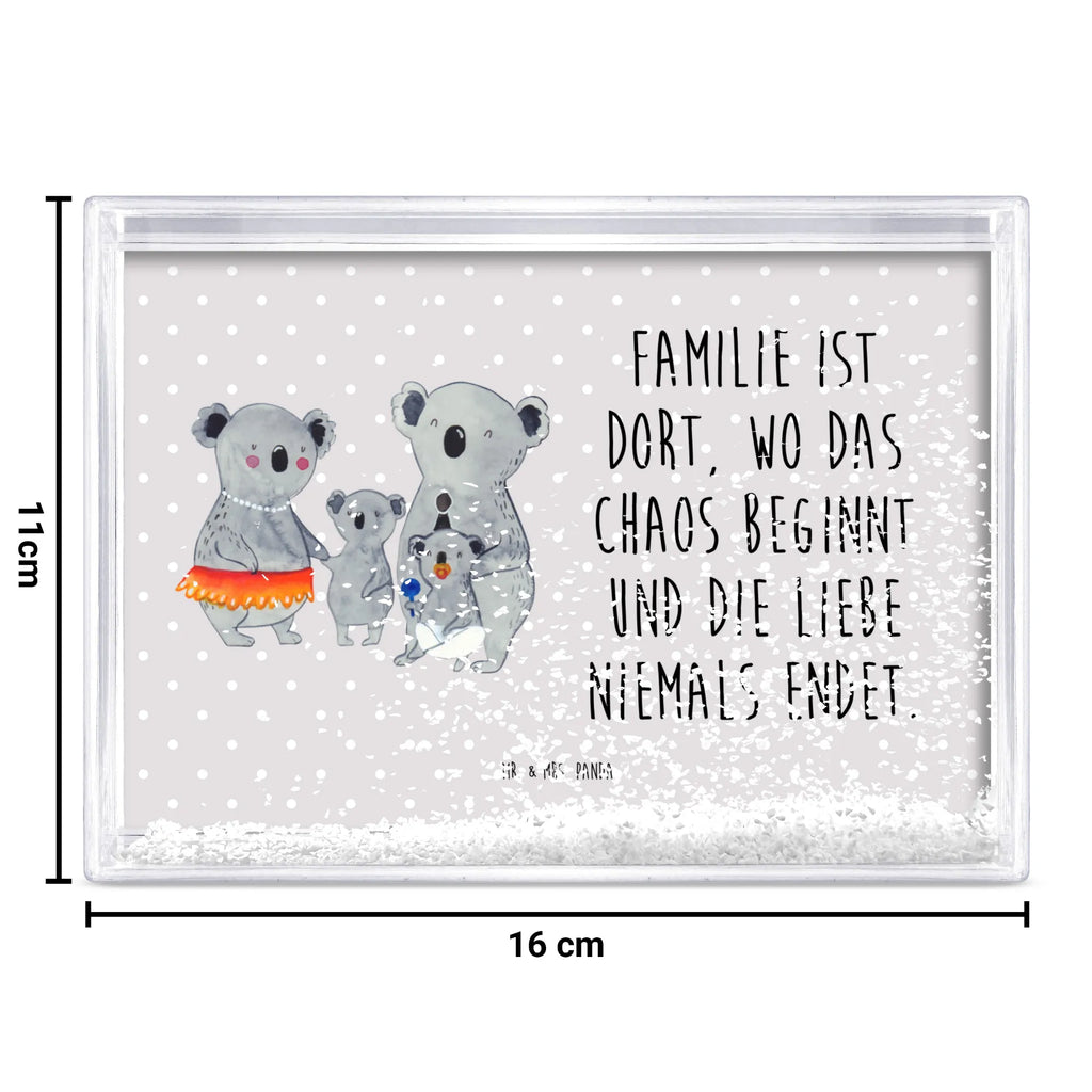 Schüttelrahmen Koala Familie Familie, Vatertag, Muttertag, Bruder, Schwester, Mama, Papa, Oma, Opa, Geschwister, Family, Koalas, Koala, Kinder, Familienleben