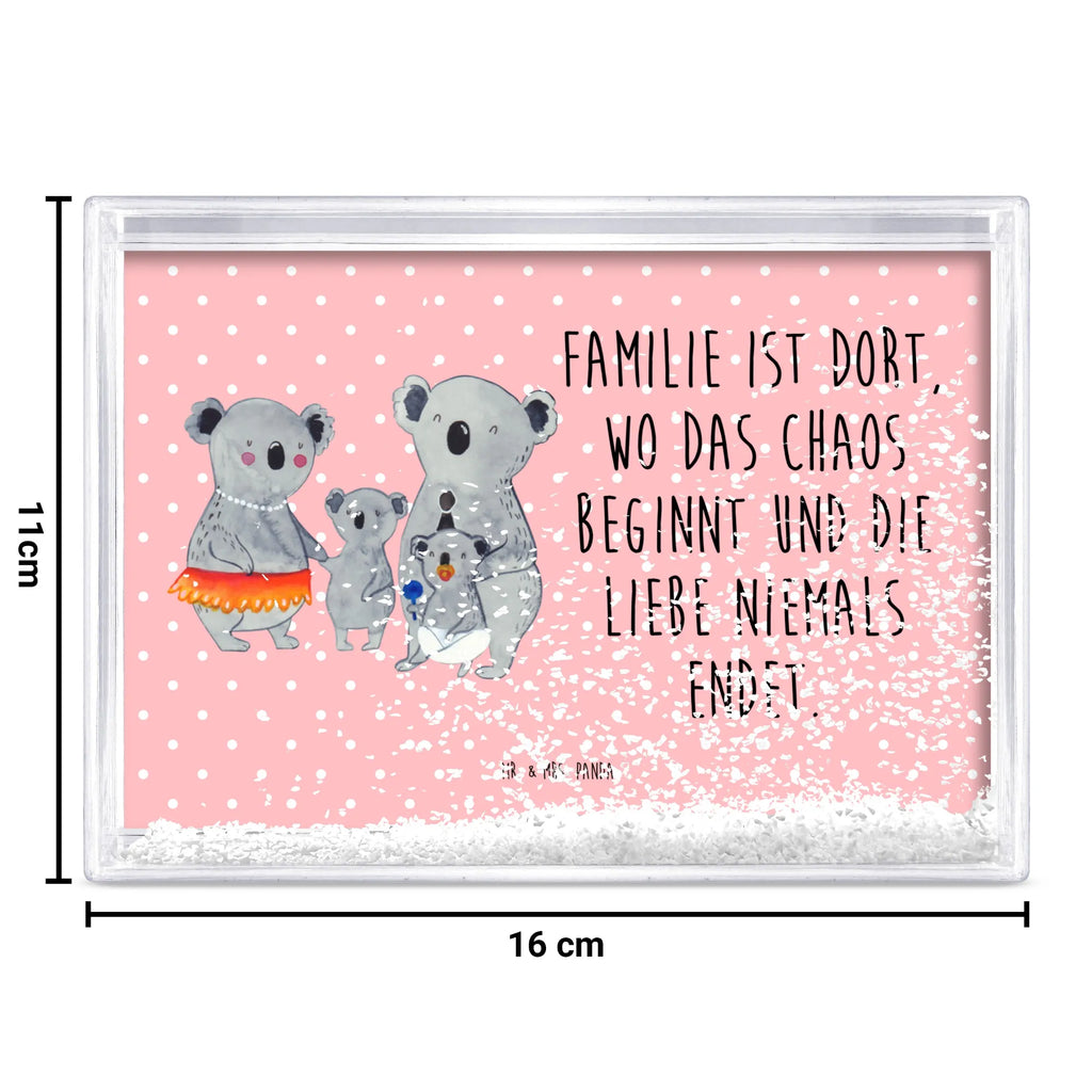 Schüttelrahmen Koala Familie Familie, Vatertag, Muttertag, Bruder, Schwester, Mama, Papa, Oma, Opa, Geschwister, Family, Koalas, Koala, Kinder, Familienleben