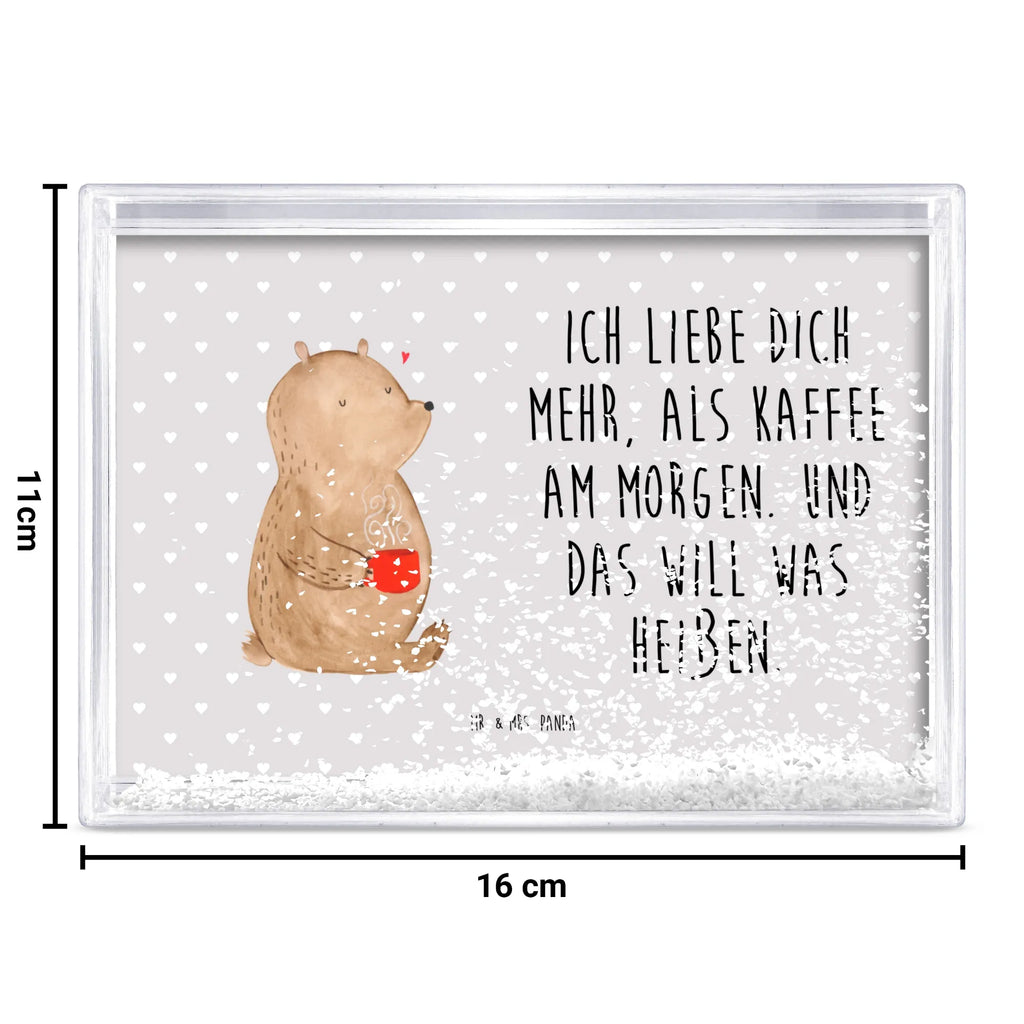 Schüttelrahmen Bär Morgenkaffee Liebe, Partner, Freund, Freundin, Ehemann, Ehefrau, Heiraten, Verlobung, Heiratsantrag, Liebesgeschenk, Jahrestag, Hocheitstag, Mitbringsel, Liebesbeweis, für Männer, Geschenk für Partner, Geschenk für Frauen, Geschenk für Freundin, für Ehemann, Hochzeitstag, Valentinstag