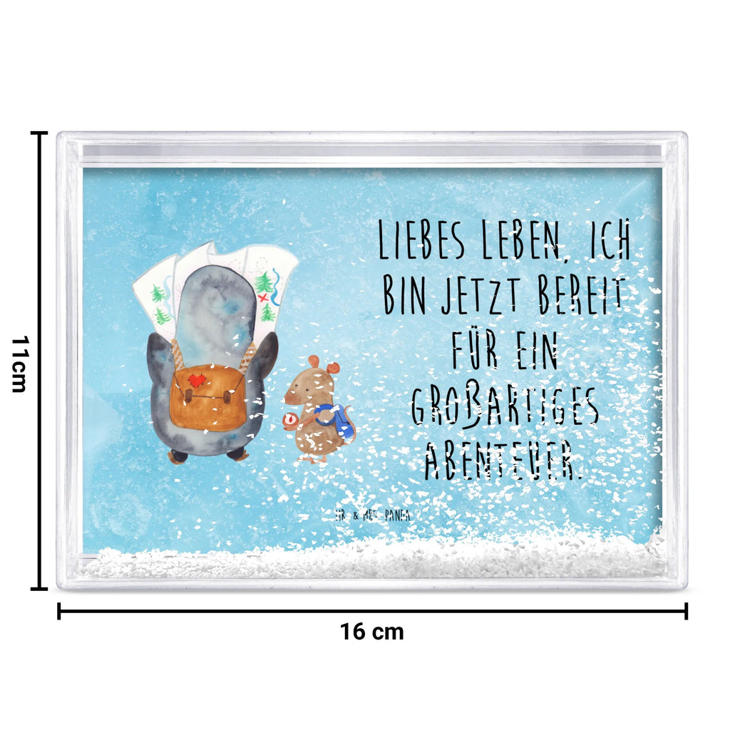 shake frame Penguin & Mouse Hiker Pinguin, Roadtrip, Pinguine, Abenteurer, Ausflug, Wanderlust, wandern, Abenteuer