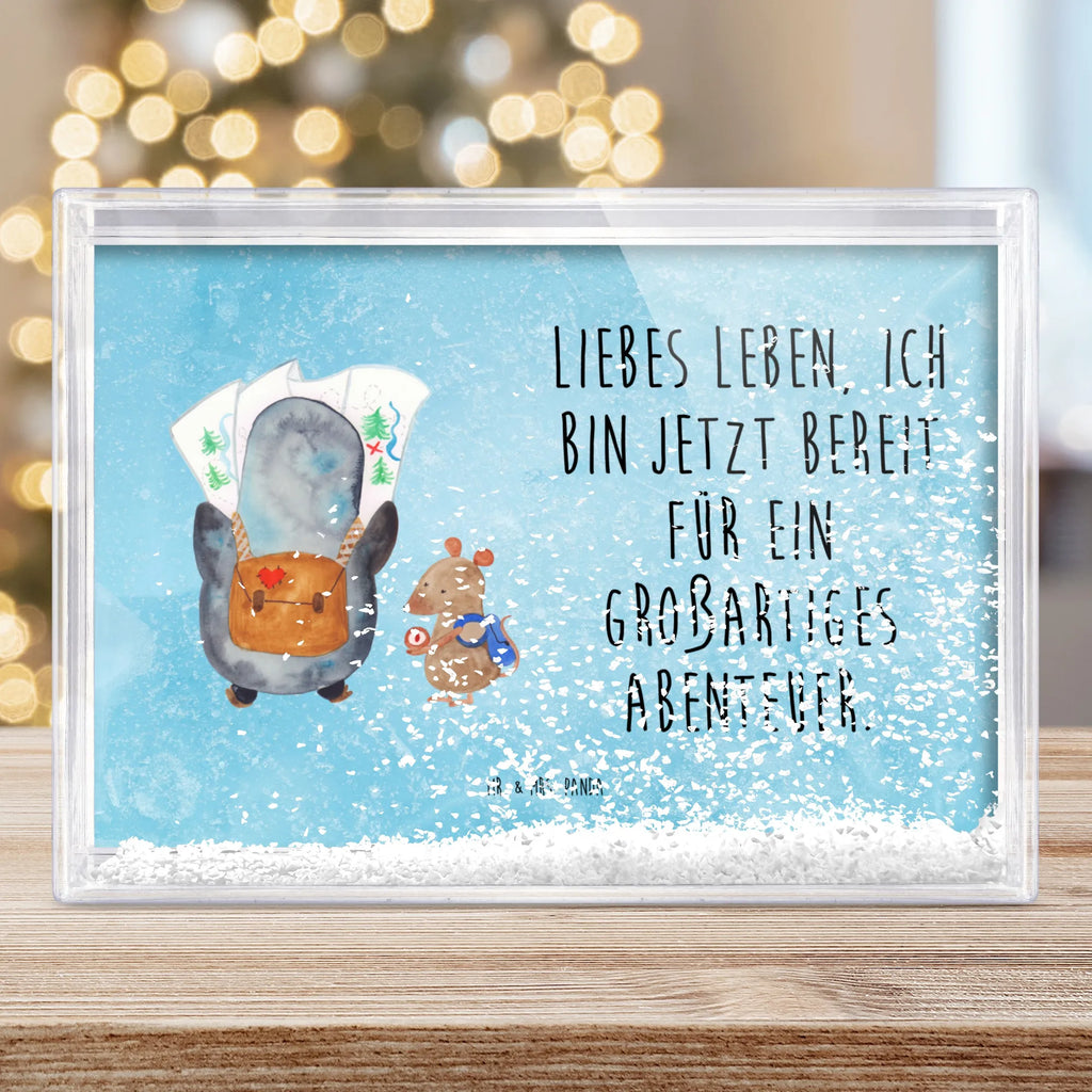 shake frame Penguin & Mouse Hiker Pinguin, Roadtrip, Pinguine, Abenteurer, Ausflug, Wanderlust, wandern, Abenteuer