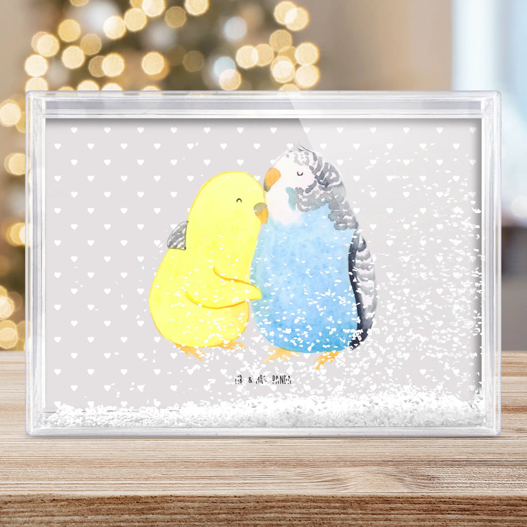 Schüttelrahmen Wellensittich Liebe Liebe, Partner, Freund, Freundin, Ehemann, Ehefrau, Heiraten, Verlobung, Heiratsantrag, Liebesgeschenk, Jahrestag, Hocheitstag, Nähe, Wellensittich, Vertrauen, Vögel, Kuscheln