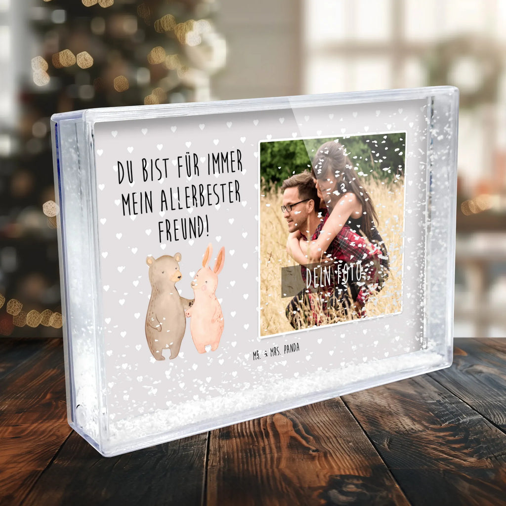 Schüttelrahmen mit Foto Bär und Hase Umarmen Fotogeschenke, Schüttelrahmen mit Foto, Bilderrahmen mit Foto, Fotogeschenk, Orginalles Fotogeschenk, Rahmen mit Foto, Liebe, Partner, Freund, Freundin, Ehemann, Ehefrau, Heiraten, Verlobung, Heiratsantrag, Liebesgeschenk, Jahrestag, Hocheitstag, best friends, Freunde, Hase, Bärchen, Bär, bester Freund