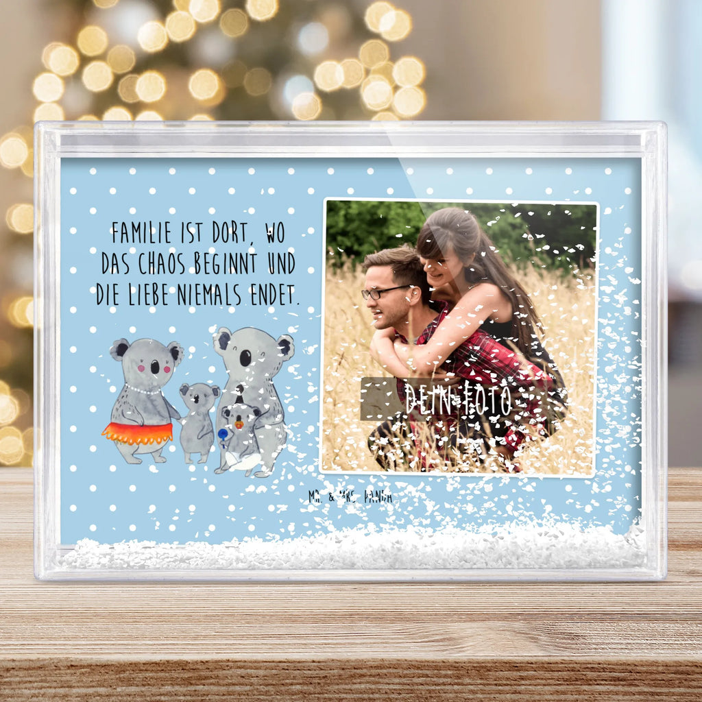 Schüttelrahmen mit Foto Koala Familie Fotogeschenk, Fotogeschenke, Orginalles Fotogeschenk, Rahmen mit Foto, Schüttelrahmen mit Foto, Bilderrahmen mit Foto, Familie, Vatertag, Muttertag, Bruder, Schwester, Mama, Papa, Oma, Opa, Geschwister, Kinder, Koalas, Familienleben, Koala, Family