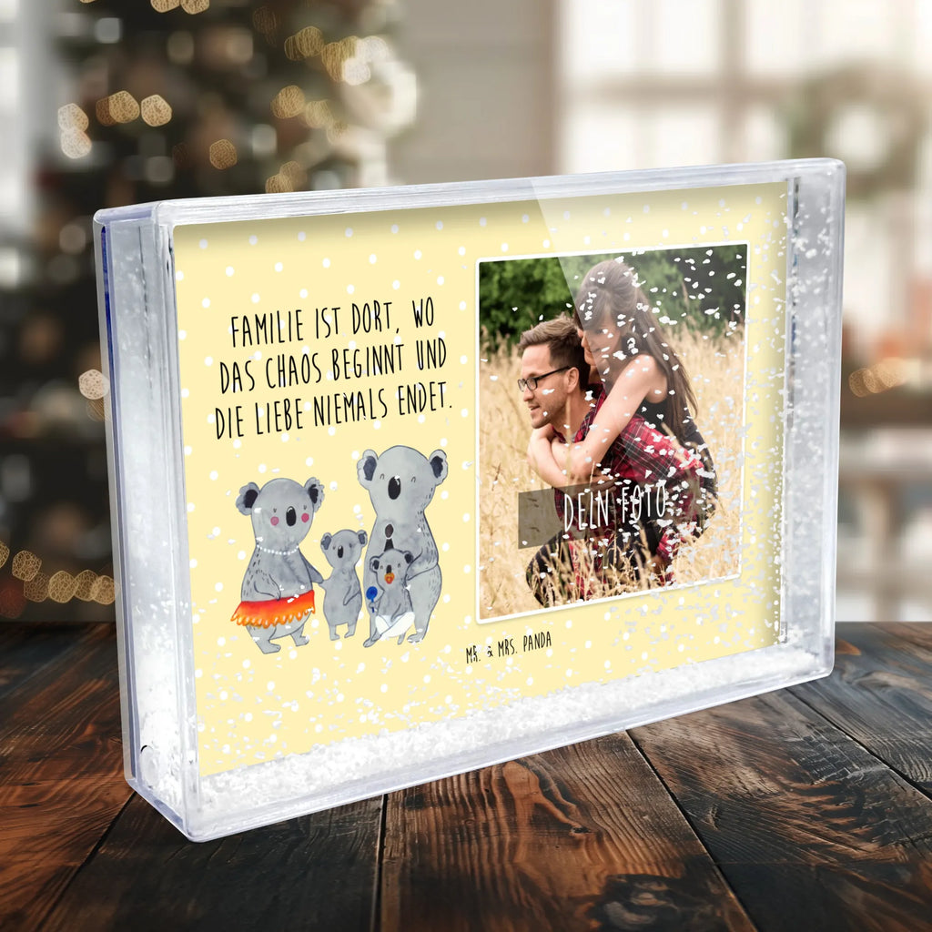 Schüttelrahmen mit Foto Koala Familie Fotogeschenk, Fotogeschenke, Orginalles Fotogeschenk, Rahmen mit Foto, Schüttelrahmen mit Foto, Bilderrahmen mit Foto, Familie, Vatertag, Muttertag, Bruder, Schwester, Mama, Papa, Oma, Opa, Geschwister, Kinder, Koalas, Familienleben, Koala, Family