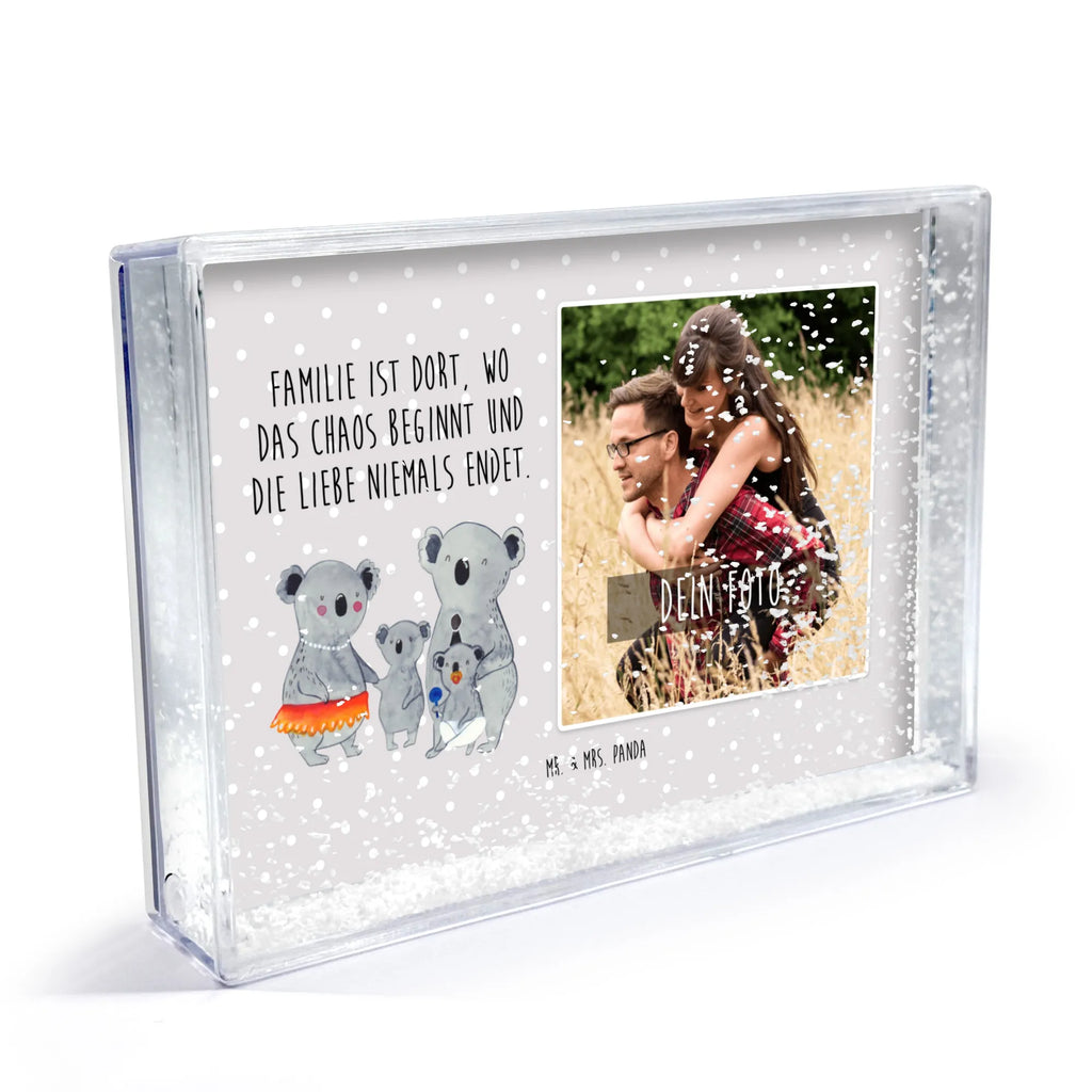 Schüttelrahmen mit Foto Koala Familie Fotogeschenk, Fotogeschenke, Orginalles Fotogeschenk, Rahmen mit Foto, Schüttelrahmen mit Foto, Bilderrahmen mit Foto, Familie, Vatertag, Muttertag, Bruder, Schwester, Mama, Papa, Oma, Opa, Geschwister, Kinder, Koalas, Familienleben, Koala, Family