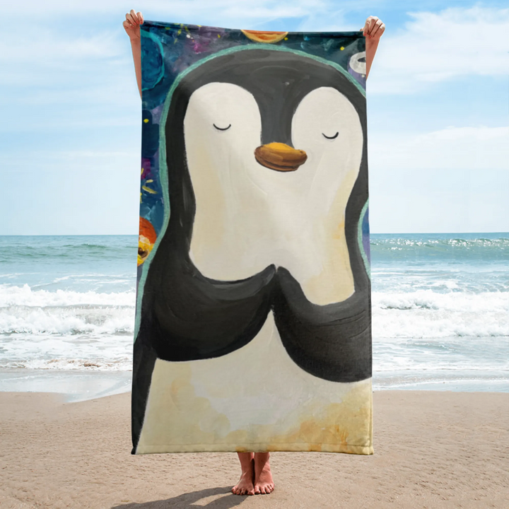 XL bath towel Penguin Universe – Panda - Main Image