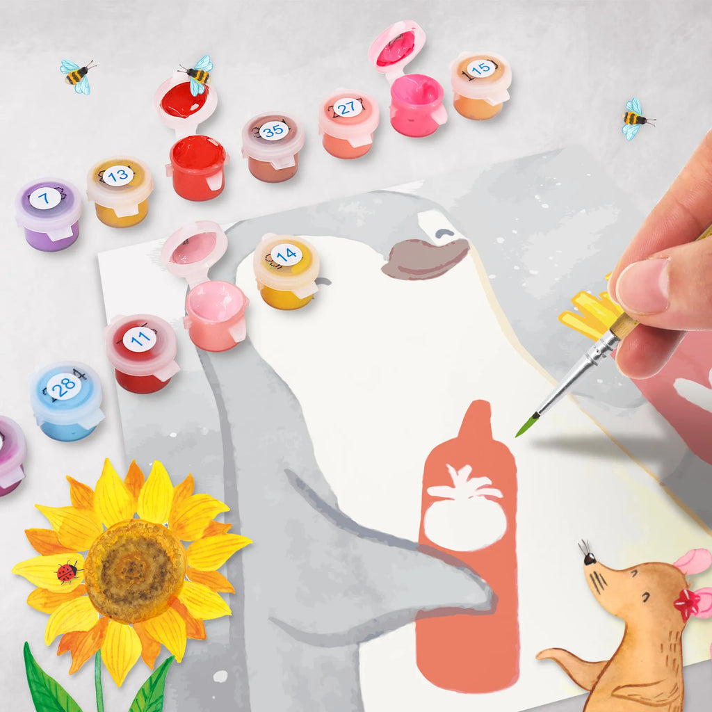 Malowanie według numerów odcięty pingwin frytki Motiv Miłość, partner, przyjaciel, przyjaciółka, mąż, żona, wesele, zaręczyny, prośba o rękę, prezent miłosny, rocznica, dzień ślubu