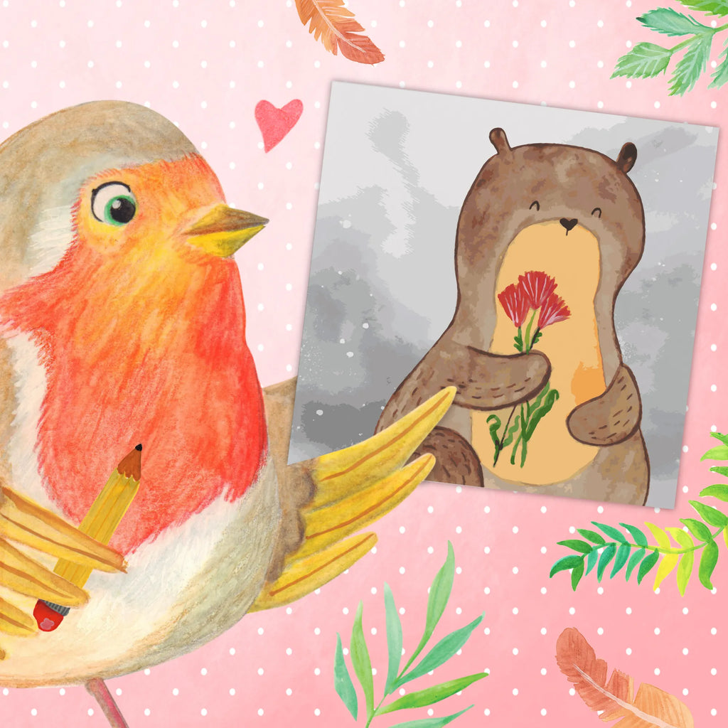 Paint by Numbers cut off otter Bunch of flowers Motiv kreativ set, Malen nach Zahlen, leinwand malset, malset, zahlenbilder, diy set, malen nach zahlen set, Otter, Fischotter, Seeotter, Otter Seeotter See Otter