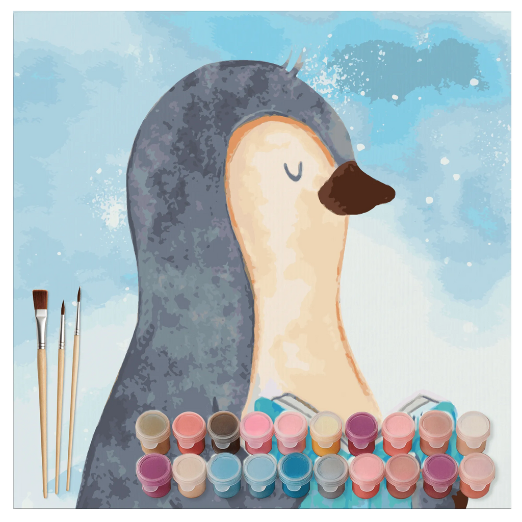 Paint by Numbers cut off Penguin A book Motiv Bastelidee, DIY, Malen, Ausmalbild, Kreativität, Malen nach Zahlen, Baseln, Kunstwerk, Künstler, Pinguin, Bücherwurm, Freizeit, Nichtstun, Ferien, Faulenzen, Urlaub, Pinguine, Buch, Lesen