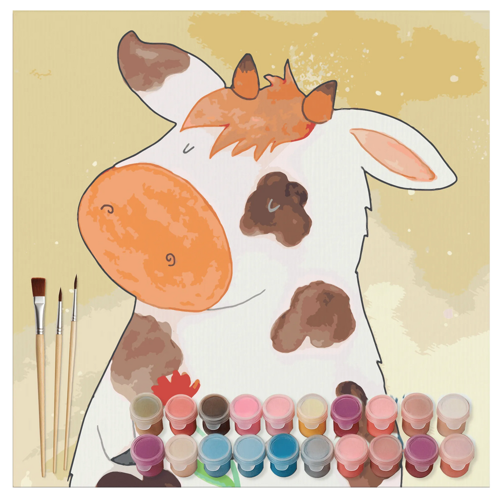 Malowanie według numerów odcięty Krowa Motiv Gospodarstwo, zwierzęta gospodarskie, rolnik, rolniczka