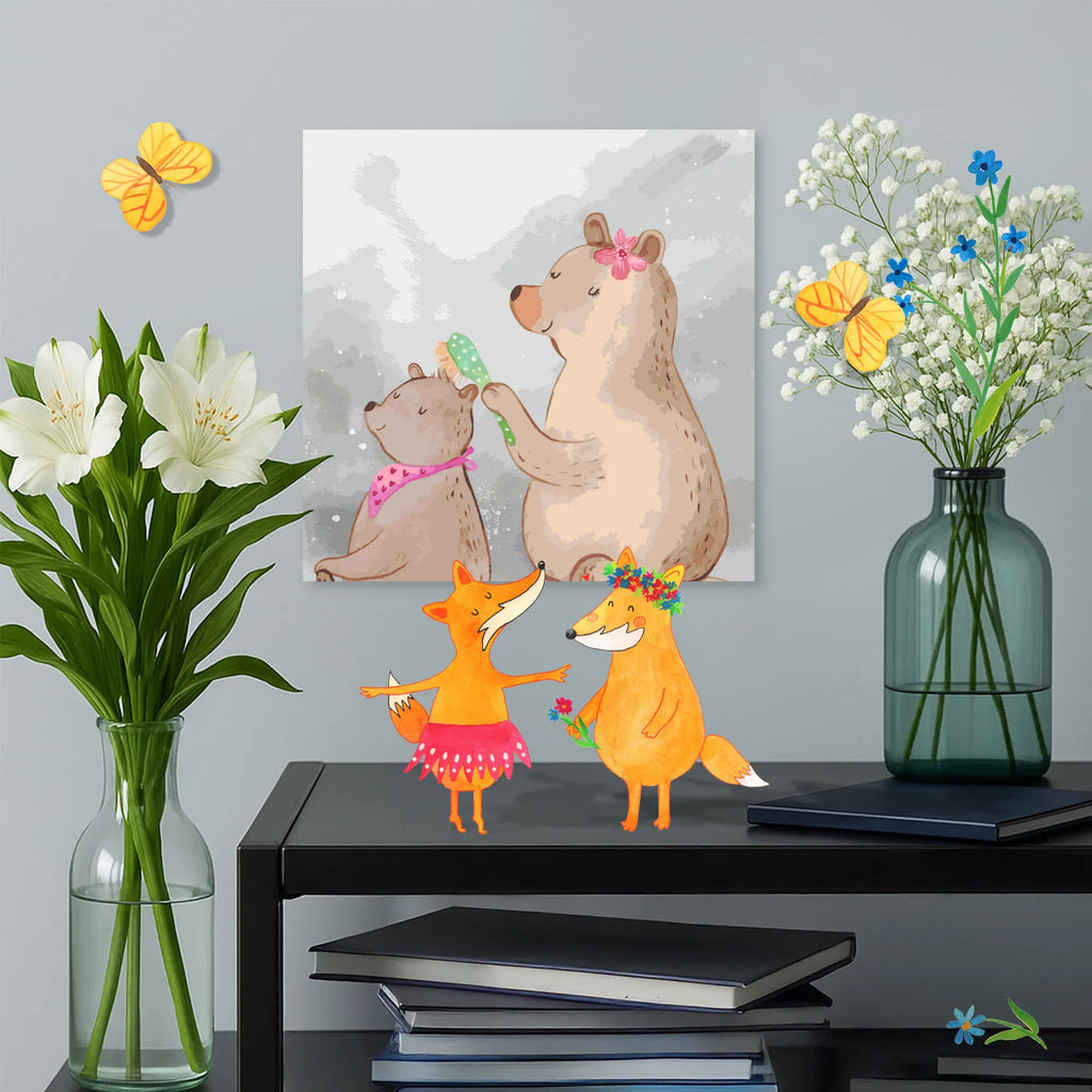 Malowanie według numerów odcięty niedźwiedź dziecko Motiv Rodzina, Dzień Ojca, Dzień Matki, brat, siostra, mama, tata, babcia, dziadek