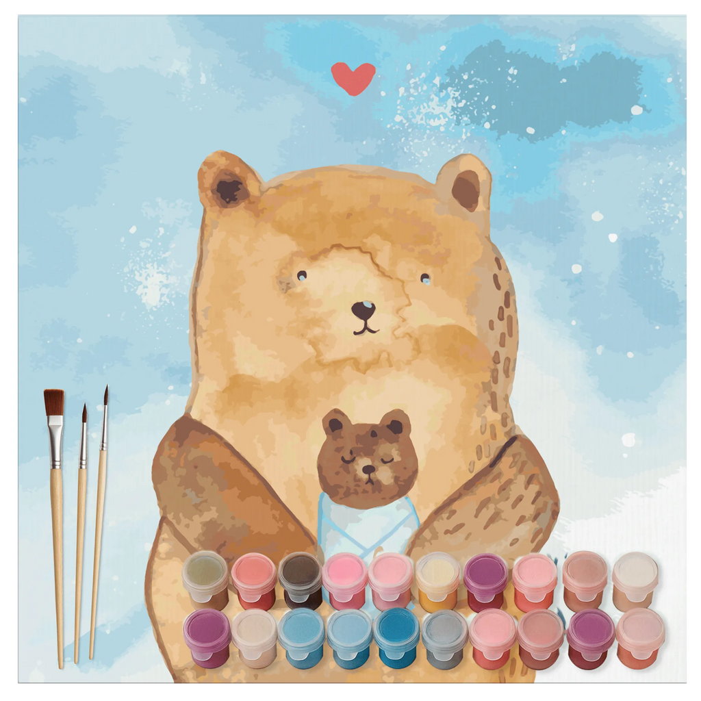 Paint by Numbers cut off bear infant Motiv DIY, Kunstwerk, Ausmalbild, Kreativität, Malen, Baseln, Künstler, Malen nach Zahlen, Bastelidee, Bär, Teddy, Teddybär, Taufe, Baby, Enkelin, Glückwunsch, Mutter, Täufling, Neffe, Geburt, Enkel, Eltern, Nichte, Geburtstag