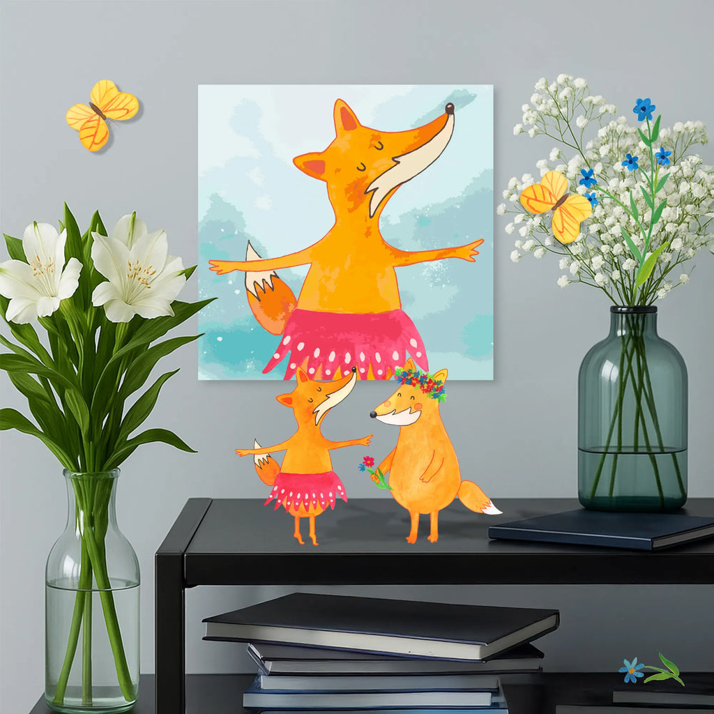 Malowanie według numerów odcięty Lis baletnica Motiv zahlenbilder, kreativ set, malset, malen nach zahlen set, diy set, leinwand malset, Malen nach Zahlen, Fuchs, Fuchs Spruch, Tänzerin, Tanzen, Einladung, Ballerina, Ballett, Geburtstag, Füchsin, Füchse, Party