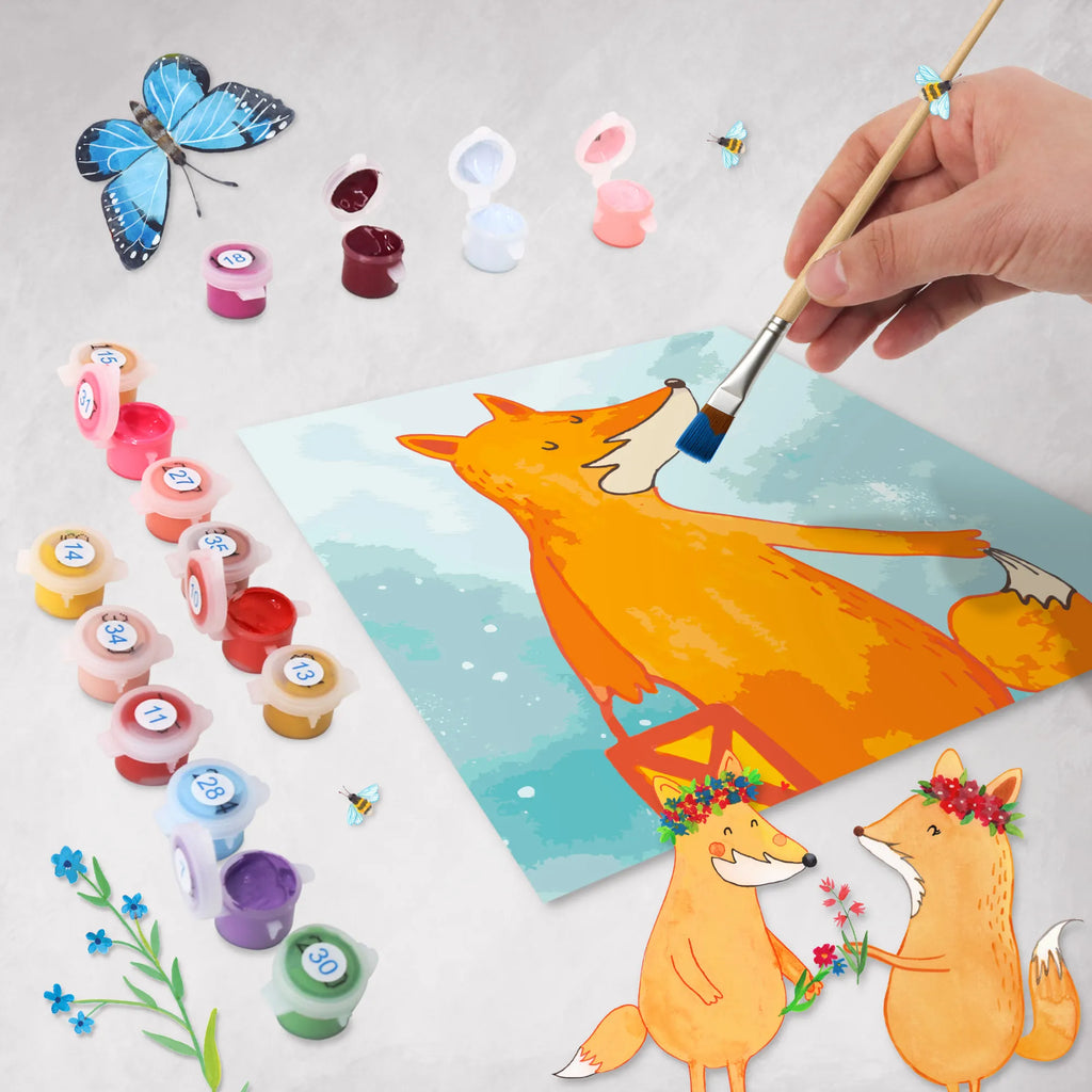 Malen nach Zahlen Fuchs Laterne Motiv DIY, Ausmalbild, Baseln, Kreativität, Bastelidee, Malen nach Zahlen, Malen, Künstler, Kunstwerk, Fuchs, Sankt Martin, Laternenumzug, Aufmuntern, Spruch trösten, Cäsar Otto Hugo Flaischlen, Laterne, Liebeskummer Spruch, Füchse