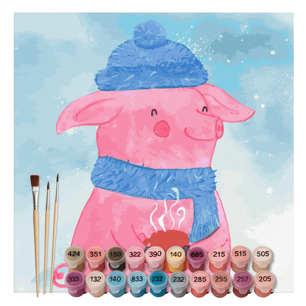 Paint by Numbers cut off piggy Mulled wine Motiv Baseln, Kunstwerk, DIY, Ausmalbild, Kreativität, Malen nach Zahlen, Künstler, Bastelidee, Malen, Winter, Weihnachten, Weihnachtsdeko, Nikolaus, Advent, Heiligabend, Wintermotiv, Weihnachtsmarkt, Glühwein, Spruch, Betrunken