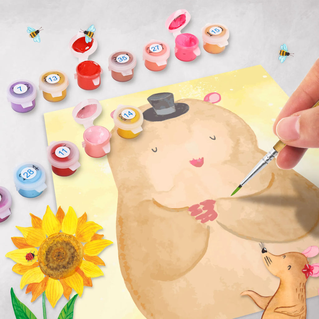 Paint by Numbers cut off hamster cap Motiv Kunstwerk, Bastelidee, Kreativität, Künstler, Ausmalbild, Malen, Malen nach Zahlen, Baseln, DIY, Tiermotive, Gute Laune, lustige Sprüche, Tiere, Hut, Zauberer, Magier, Hamster, Zwerghamster, Zylinder