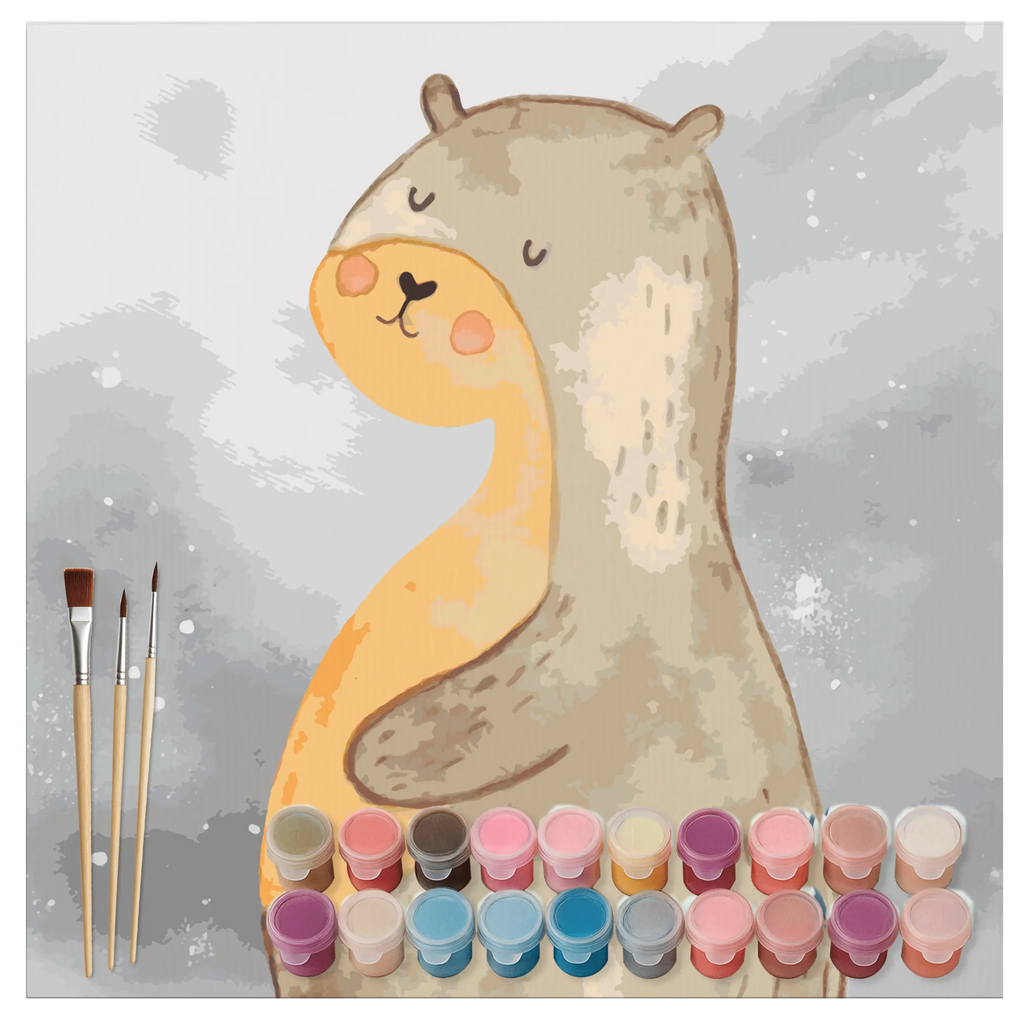 Paint by Numbers cut off otter Belly Motiv Künstler, Malen nach Zahlen, Ausmalbild, Kreativität, DIY, Kunstwerk, Malen, Baseln, Bastelidee, Otter, Fischotter, Seeotter, Otter Seeotter See Otter