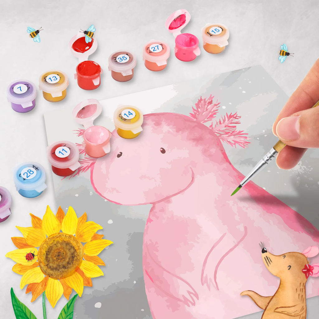 Malen nach Zahlen Axolotl Niedlich Motiv Baseln, Ausmalbild, Bastelidee, DIY, Malen nach Zahlen, Kreativität, Kunstwerk, Malen, Künstler, Axolotl, Molch, Liebe, Lebensweisheit, zufrieden, Weisheit, vergnügt, Freundin, Axolot, Lebensstil, fröhlich