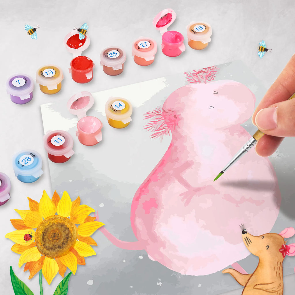 Malen nach Zahlen Axolotl Tanzen Motiv Ausmalbild, Malen, Kunstwerk, Kreativität, Künstler, Malen nach Zahlen, Bastelidee, Baseln, DIY, Axolotl, Molch, beste Freundin, Lurche, verrückt, Schwanzlurch, Lurch, Axolot, Sterne, Freundin, Dachschaden