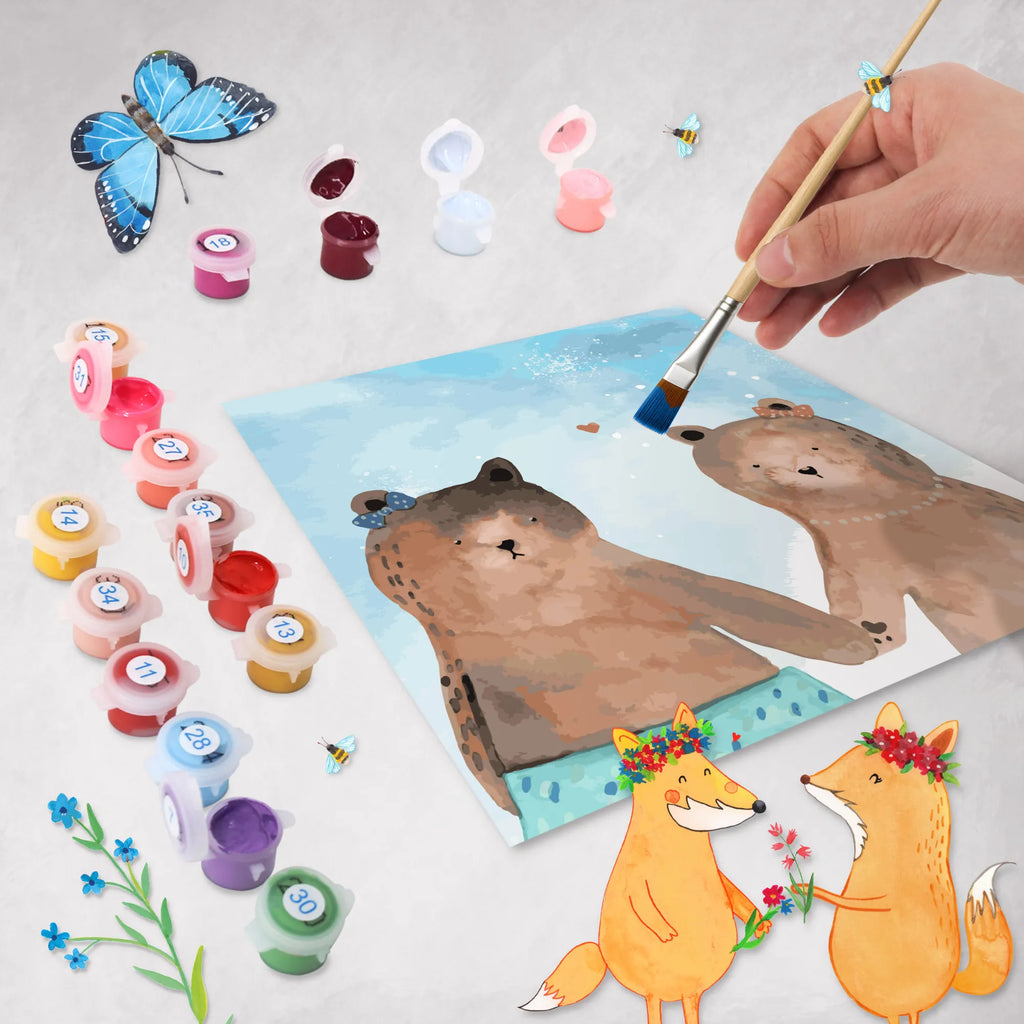 Paint by Numbers cut off bear Girlfriend Motiv Künstler, Malen, Malen nach Zahlen, Baseln, Kunstwerk, Kreativität, Bastelidee, DIY, Ausmalbild, Bär, Teddy, Teddybär, Bär Freundin Beste Freund Liebe Liebesbeweis Verliebt Kumpel Kumpeliene