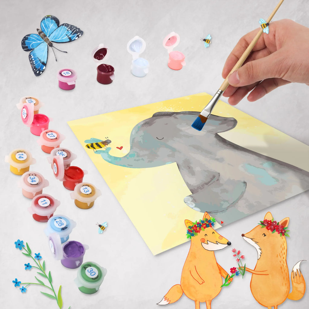 Malen nach Zahlen Elefant Biene Motiv kreativ set, diy set, Malen nach Zahlen, leinwand malset, malset, zahlenbilder, malen nach zahlen set, Lustige Sprüche, Tiere, Tiermotive, Gute Laune, Liebesbeweis, Liebe, Jahrestag, Liebesspruch, Elefant, Heiratsantrag, Hochzeitsgeschenk, Liebesgeschenk, Biene