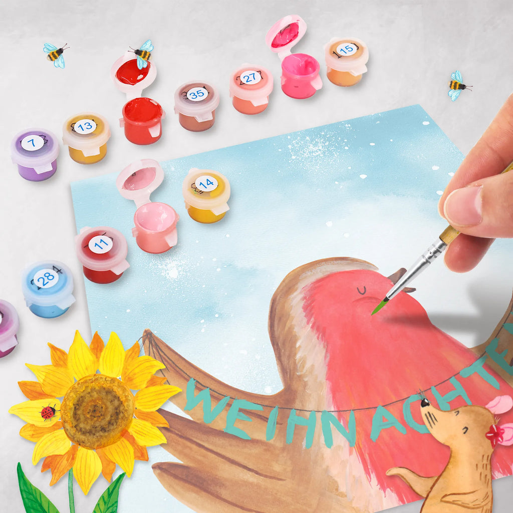 Paint by Numbers cut off robin Christmas Motiv Malen, DIY, Kreativität, Künstler, Bastelidee, Baseln, Malen nach Zahlen, Kunstwerk, Ausmalbild, Winter, Weihnachten, Weihnachtsdeko, Nikolaus, Advent, Heiligabend, Wintermotiv, Weihnachtsgruß, Weihnachtsmotiv, xmas, Vogel, Frohe Weihnachten