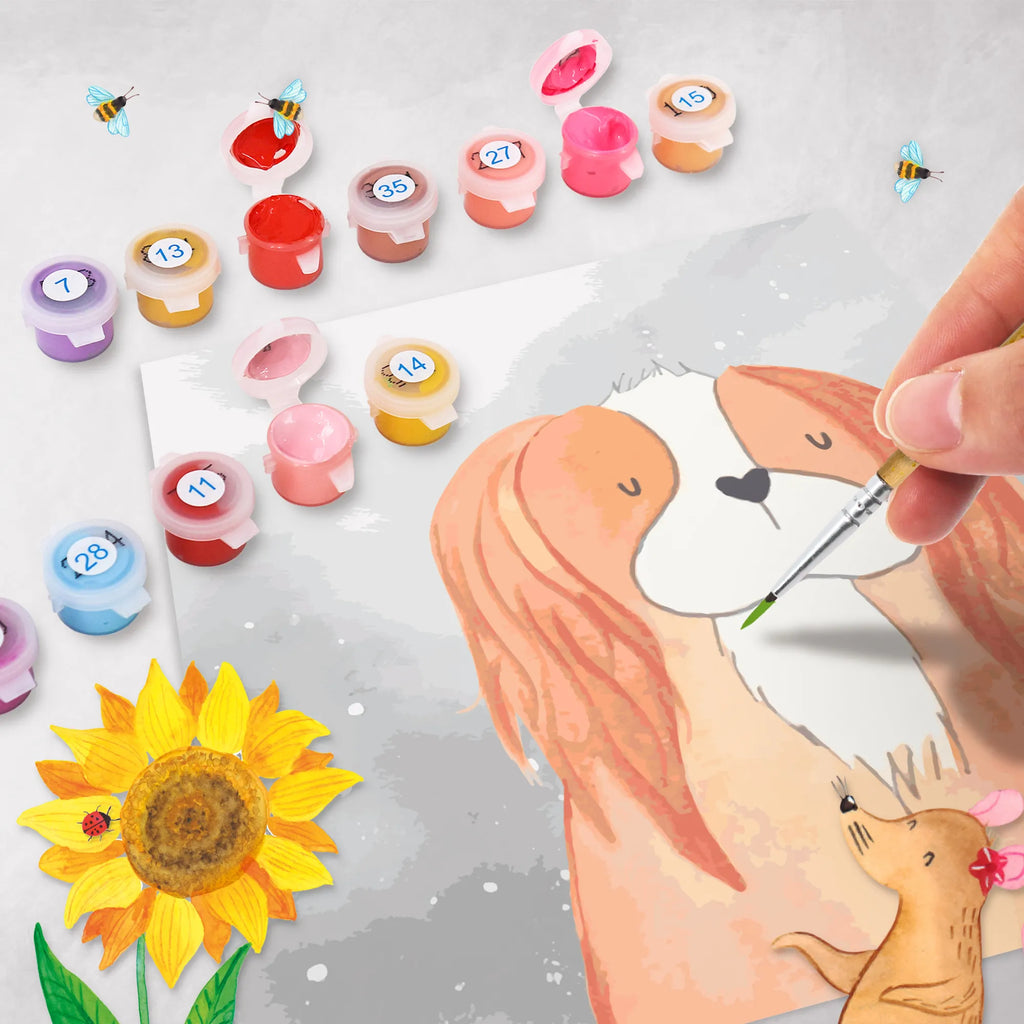 Paint by Numbers cut off Dog Cavalier King Charles Spaniel Motiv dog, mutt, hound, woof, dog mama, dog breed, love dogs, love for dogs, dog decorative items, bag with dog print, funny gifts for dog owners, what do you give a dog lover, Christmas gifts for dogs, gifts for dogs, dog sayings, Dog, most beautiful dog, Spaniel, Cocker Spaniel, Sayings, Cavalier King Charles Spaniel