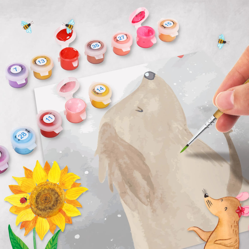 Malowanie według numerów odcięty Pies miłość Motiv Pies, motyw psa, zwierzę domowe, rasa psa, miłośnik zwierząt, właściciel psa, powiedzenia