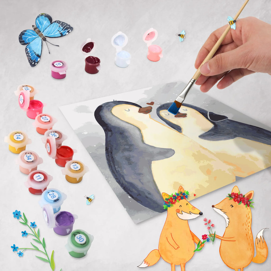 Paint by Numbers cut off penguins Fall asleep Motiv Malen nach Zahlen, malen nach zahlen set, zahlenbilder, kreativ set, leinwand malset, malset, diy set, Liebesgeschenk, Ehefrau, Ehemann, Freund, Partner, Verlobung, Liebe, Hocheitstag, Freundin, Heiratsantrag, Jahrestag, Heiraten, Geschenk für Frauen, für Männer, Liebesbeweis, Geschenk für Freundin, Geschenk für Partner, Hochzeitstag, Mitbringsel, für Ehemann, Valentinstag